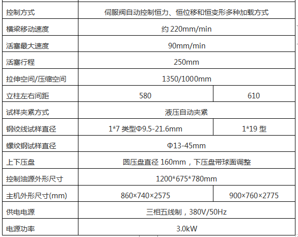 微机控制钢绞线拉力试验机